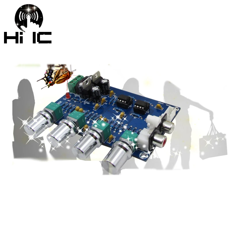 Hi Fi усилитель NE5532 звука Плата усилителя тона 2 0 Двухканальный аудио плата