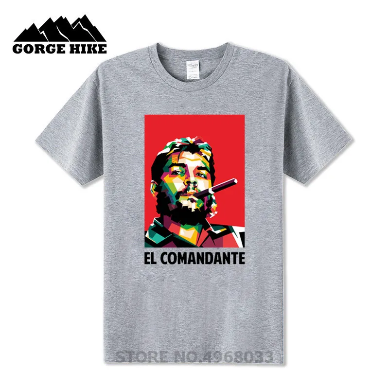 Футболка с забавным принтом EL Comandante Che Guevara футболка надписью this is battle to the death we war