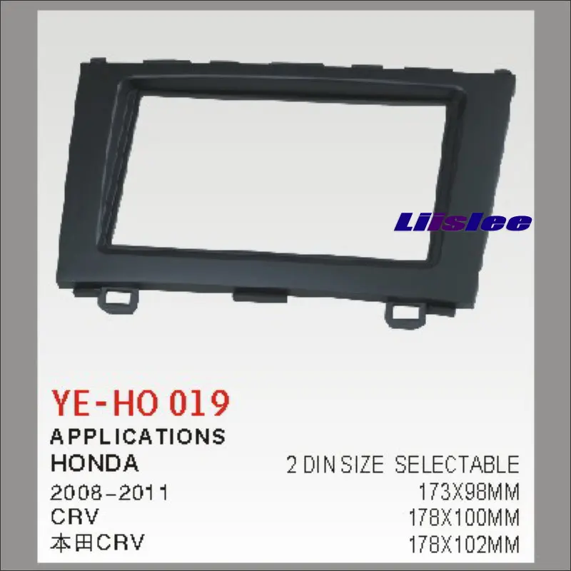 

Liislee Car Radio Frame Audio Fascia Frame For Honda CRV CR-V 2008~2011 2 DIN CD DVD Panel Dash Board Kit Refitting DVD GPS NAV