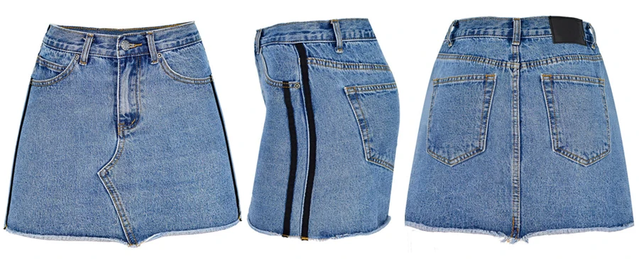 2018 Летняя женская одежда сексуальные юбки-карандаш джинсовые с высокой талией жемчужные Джинсы женские короткие юбки для женщин брюки Jupe