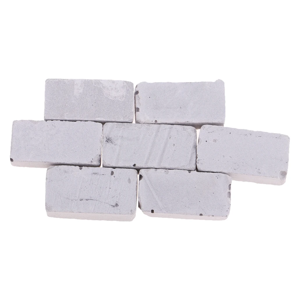 Realistic 1/16 Miniature Gray Brick Model for Sand Table Building 1.7x0.9cm