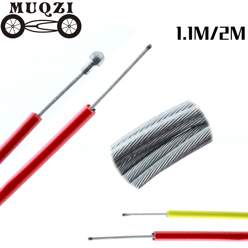 

1 PCS Road Bike MTB Bike Gear Bicycle Brake Line Shift Shifter Gear Brake Cable Core Wire 1.1M/2M Brake Line
