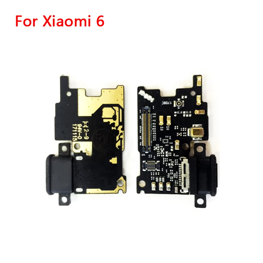 

USB Charging Port Charger Board Flex Cable For Xiaomi Mi 6 Mi6 Dock Plug Connector With Microphone Flex Cable
