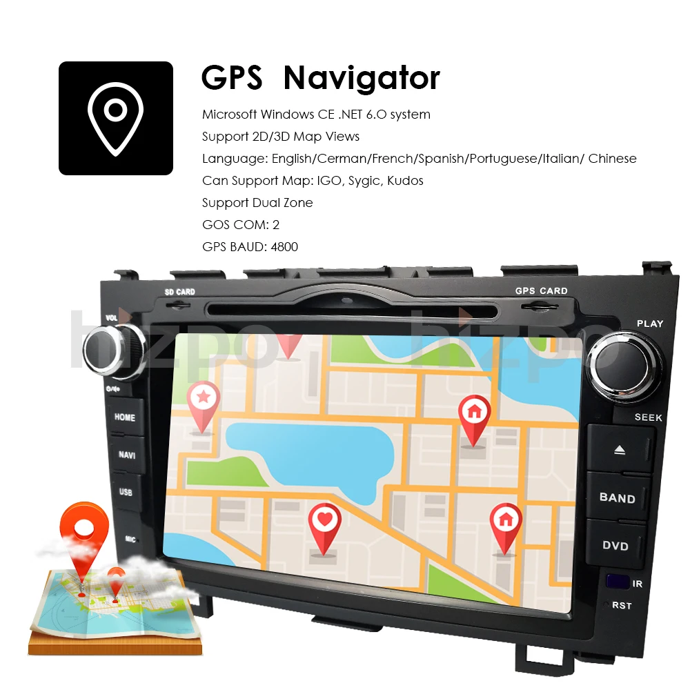 Flash Deal Car GPS Stereo Head Unit CD DVD Player Bluetooth Sat Nav RDS Radio for Honda CRV CR V 2006 2007 2008 2009 2010 2011 Multimedia 2 Flash Deal Car GPS Stereo Head Unit CD DVD Player Bluetooth Sat Nav RDS Radio for Honda CRV CR V 2006 2007 2008 2009 2010 2011 Multimedia 2