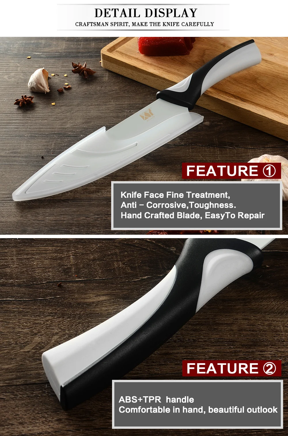 XYj набор кухонных ножей из нержавеющей стали, фантастический цветной нож шеф-повара для нарезки хлеба, нож для очистки овощей и нож сантоку, наборы столовых приборов