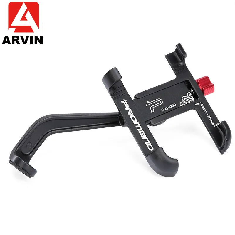 ARVIN Aluminum Alloy Motorcycle Bicycle Rearview Phone Holder For iPhone X 8P Universal Bike Handlebar Stand