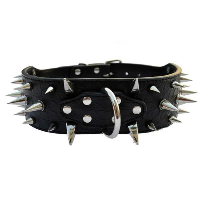 Buy New Cool Spiked Dog Collars Studded Leather Alloy