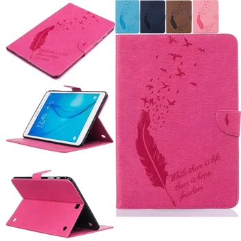

For Samsung Galaxy Tab A 9.7 Tablet Case Cover T550 T555 SM-T550 SM-T555 9.7 Inch Magnet Buckle PU Leather Wallet Stand Shell