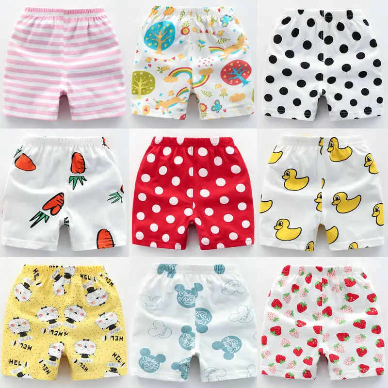 Summer cotton thin section open pants shorts 0-4 years old female baby summer clothes baby children open pants