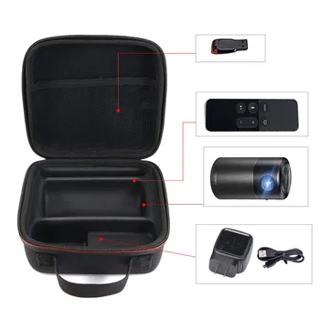 

EVA Hard Carry Bag Storage Case For Anker Nebula Capsule Smart Mini Projector And Drive Accessories Pocket Cinema Accessories