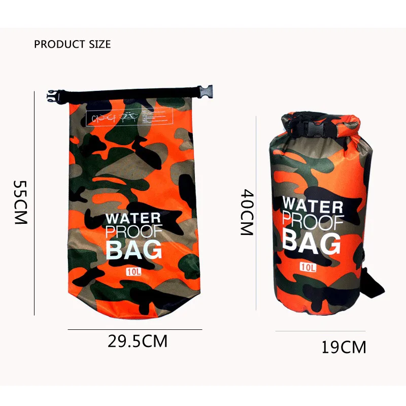 2L/5L/10L/15L/20L/30L Открытый водонепроницаемый мешок сухой мешок путешествия рюкзак треккинг Сумка для дрейфующих рафтинг Каякинг подводное плавание