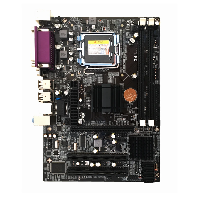

New Desktop Motherboard LGA 771 Socket G41 Computer Motherboard 8GB 2*DDR3 RTL8105E Mainboard 245*170mm For Xeon 771