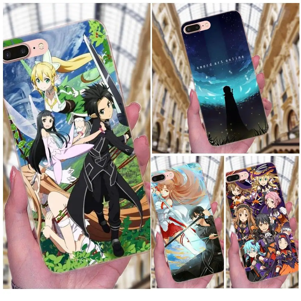Sword Art Online Sao Аниме Манга для LG Nexus 5 5X G2 G3 mini spirit G4 G5 G6 K4 K7 K8 K10 2017 V10 V20 V30 Stylus|Бамперы| |
