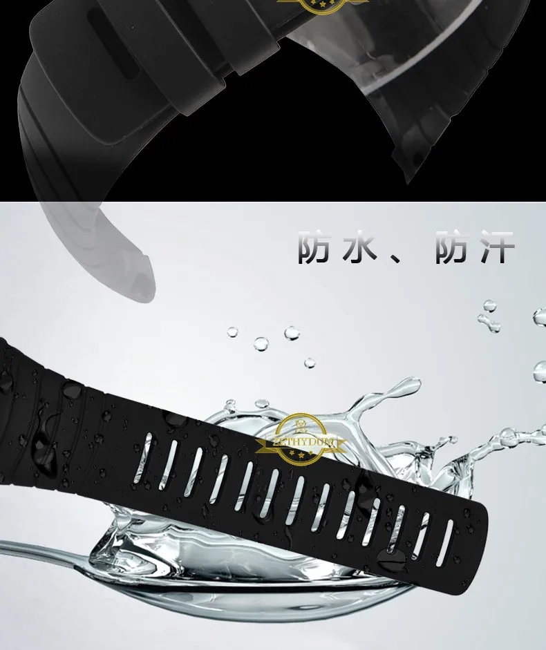 Смарт Силиконовые часы ремешок для часов резиновый ремешок браслет 25 мм для SUUNTO CORE наручные часы ремень Бесплатные инструменты