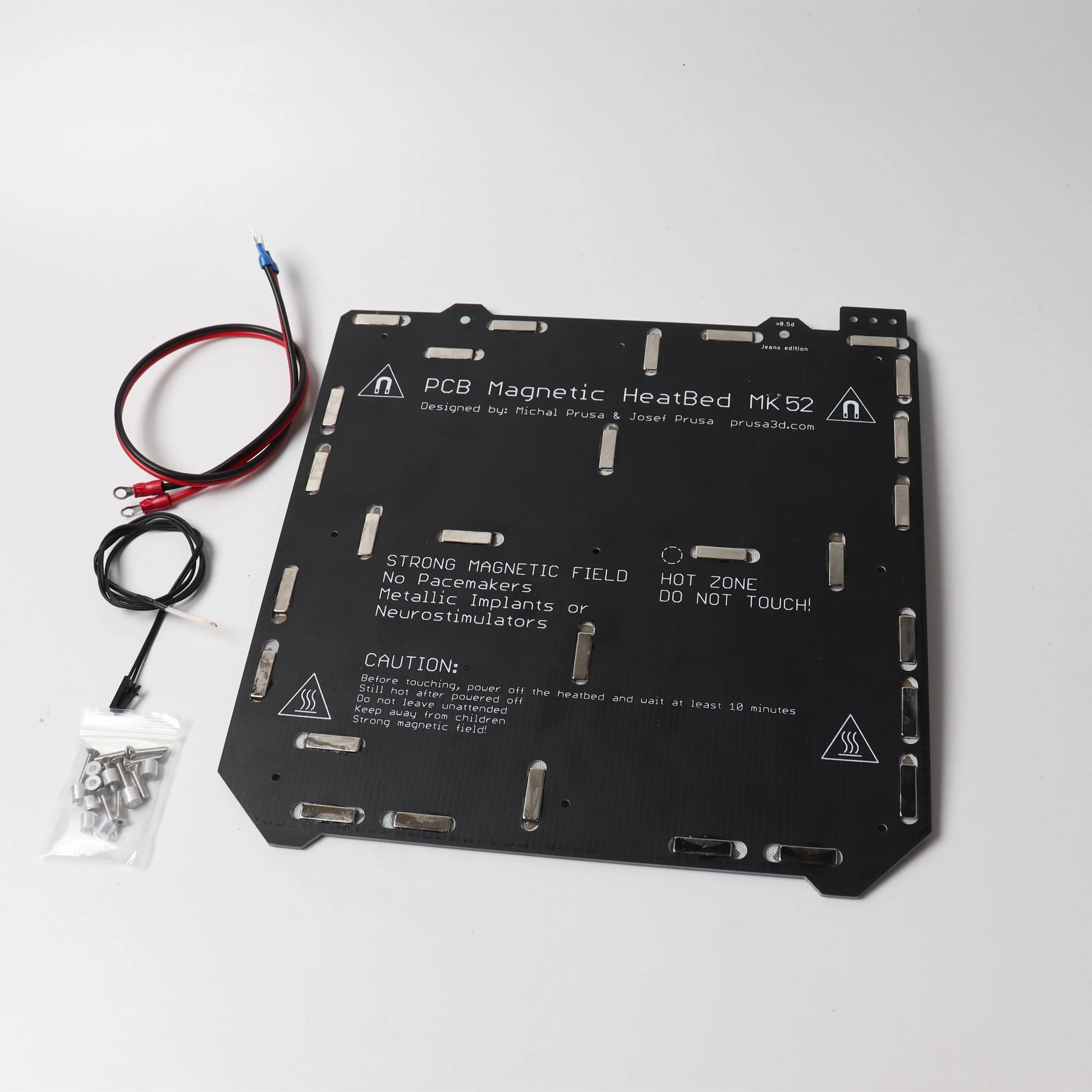 Cloned DIY Prusa i3 MK2.5/MK3 Подогреваемая платформа для 3D принтера MK52 кровати со следами