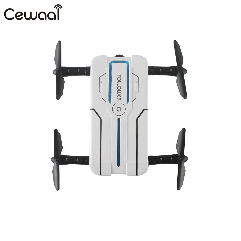 

Foldable Aircraft UAV Drone Quadcopter Auto-Follow Optical Positioning 4 Channel APP Remote One Key Take Off One Key Landing