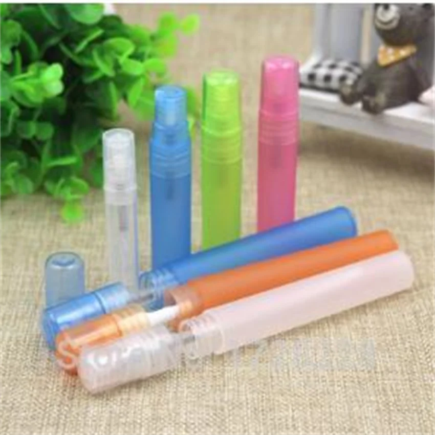 

Wholesale 5000pcs/lot 10ml Empty Translucence Plastic Spray Bottle Makeup Perfume Atomizer Refillable Bottles
