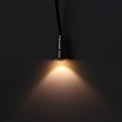30 шт./компл. Best LED террасе огни 12 В вставка двухслойные шаги Rail Освещение низкая Напряжение наружной лестницы огни Открытый лампа F101X-30 - Испускаемый цвет: Тёплый белый