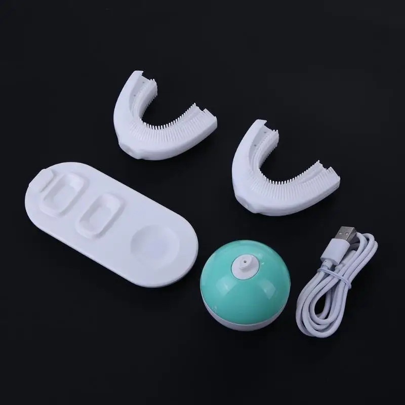 Автоматическая зубная щетка типа U умная Беспроводная зарядка электрическая зубная щетка es отбеливающая зубная щетка 360 градусов чистая