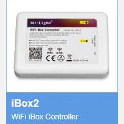 MiLight 100 Вт 5 в 1 светодиодный контроллер встроенный блок питания 2,4 г RF/wifi APP/alexa Голосовое управление для 24 в RGB RGBW RGB+ CCT светодиодный полосы - Цвет: WIFI iBox2 Only