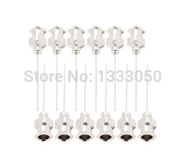 

12 Pcs Stainless Steel 0 14mm Inner Dia 25GA Dispenser Needles Tips fsdfad