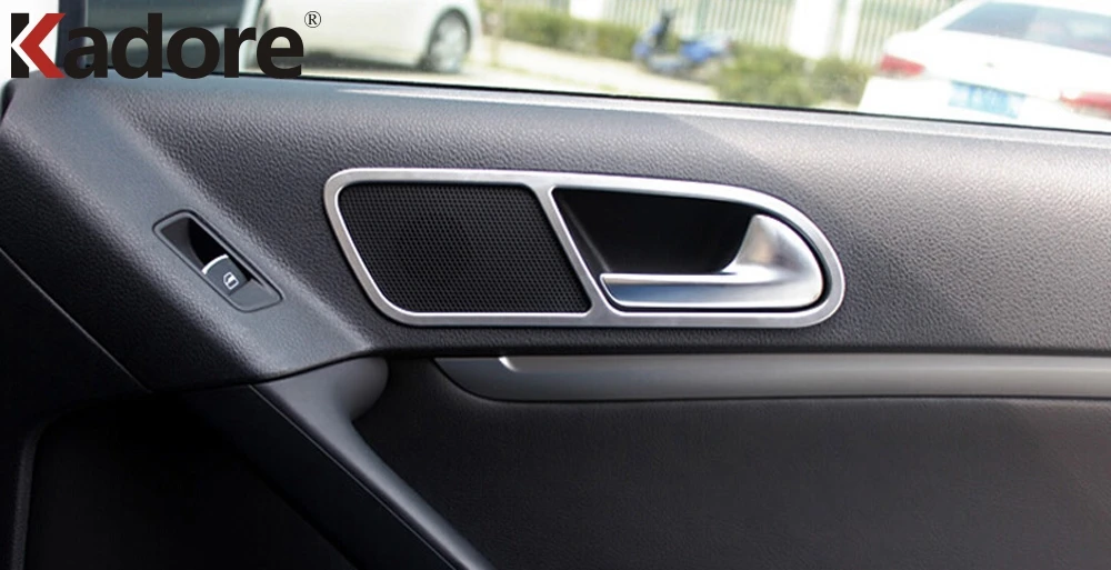 Для Volkswagen Tiguan 2009 2010 2013 2014 2015 ABS Matte накладка на внутреннюю дверную ручку Trims