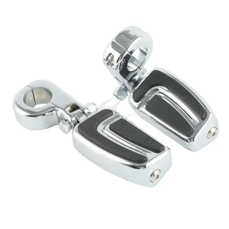 Universal 32mm Highway Engine Guard Foot Peg Mounting For Harley Honda