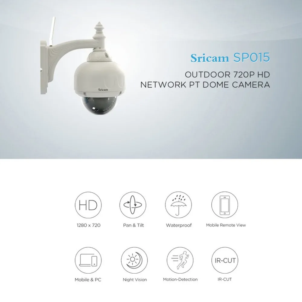 

720P HD IP Camera 4x Zoom Onvif 2mp Surveillance Night Vision Outdoor Camera Wireless Monitor Security Camera