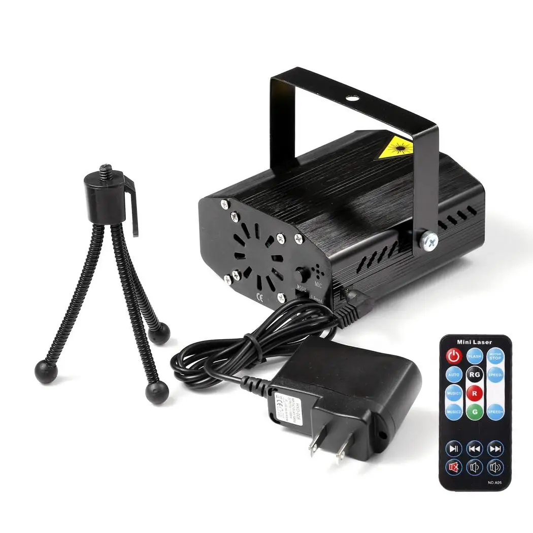 R&G LED Mini Projector Laser Stage Light for Disco Party Club Bar DJ