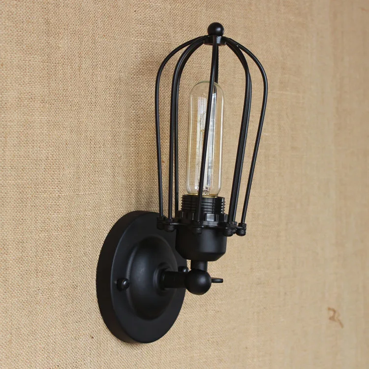 Ретро промышленный португальский клетчатый мини винтажный Лофт Регулируемый античный металлический настенный светильник, настенный светильник, светильник для дома