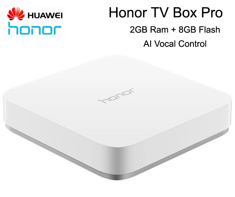 

HUAWEI Honor TV Box Pro 4K Output 2GB Ram 8GB Flash UI Design AI Vocal Control Bluetooth 4.0 Wifi RJ45 USB HDMI Port