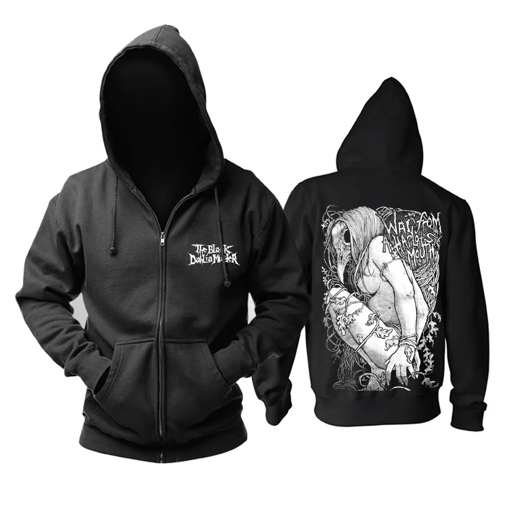 

12 designs Outerwear the black dahlia murder Cotton Rock zipper Hoodies brand jacket heavy Metal Sweatshirt fleece sudadera