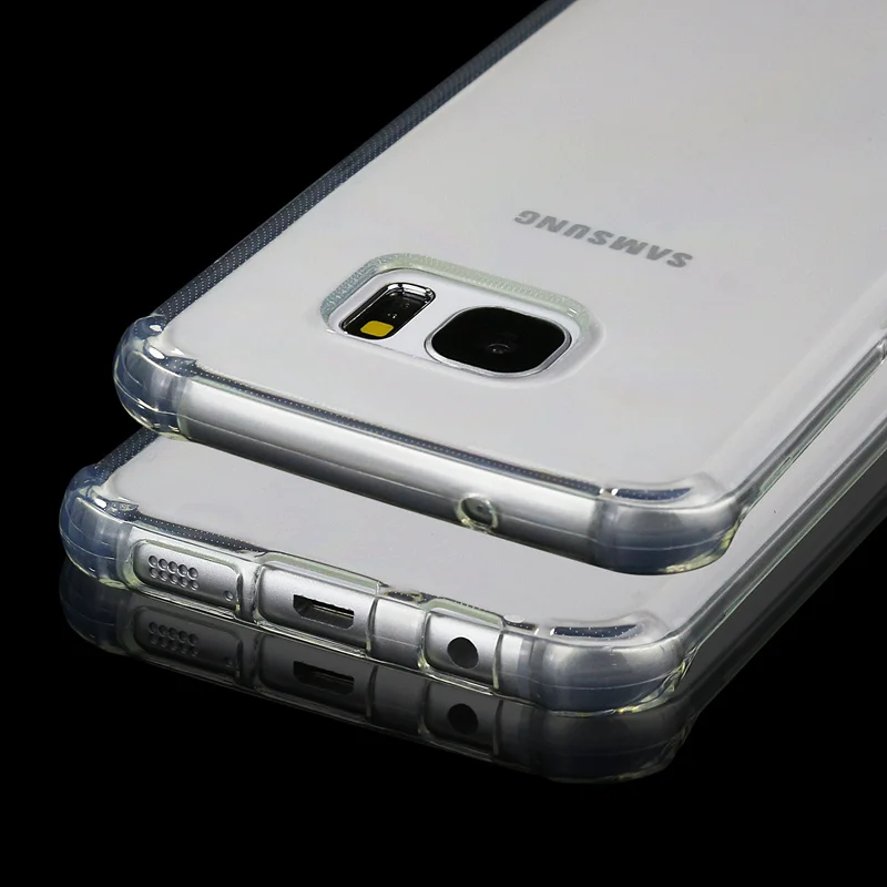 Чехол для samsung Galaxy S7 край силиконовые ультра тонкий мягкий прозрачный ТПУ телефон