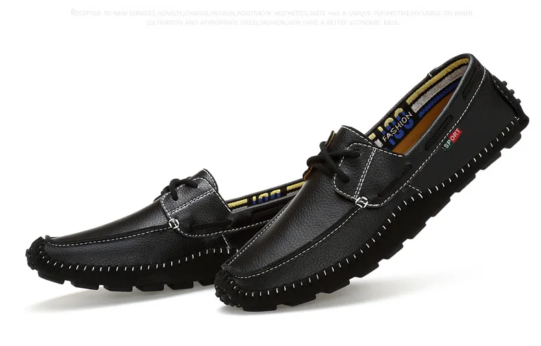 Роскошная брендовая мужская обувь из натуральной кожи мужские лоферы ручной работы удобная мужская обувь для вождения Лоферы Мягкие