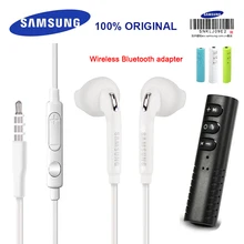 Оригинальные наушники SAMSUNG EO-EG920BW Проводные 3,5 мм с микрофоном 1,2 м спортивные наушники-вкладыши для xiaomi S8 S8Plus в розничной упаковке