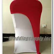 Красный спандекс/лайкра крышка стула