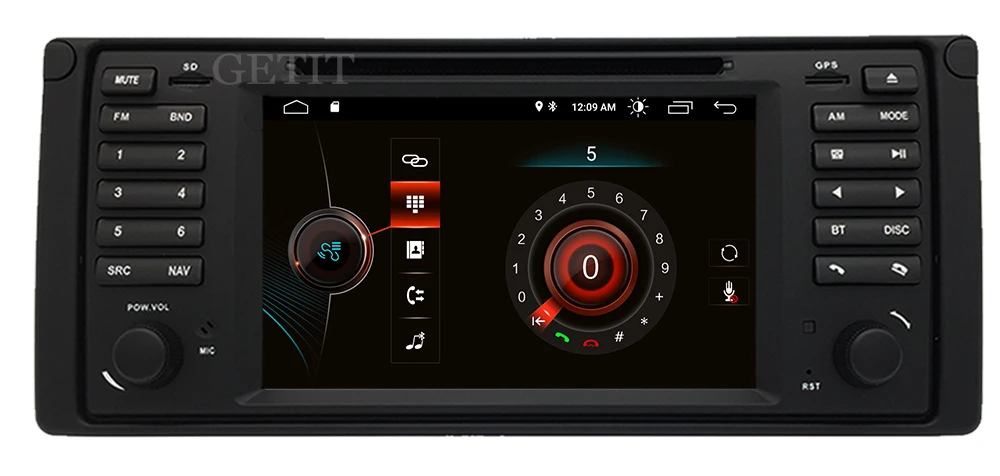 Top Original UI 1 din Android 9.0 Car DVD player for bmw E38 E39 With GPS Bluetooth Radio Steering wheel control Free Camera map 20