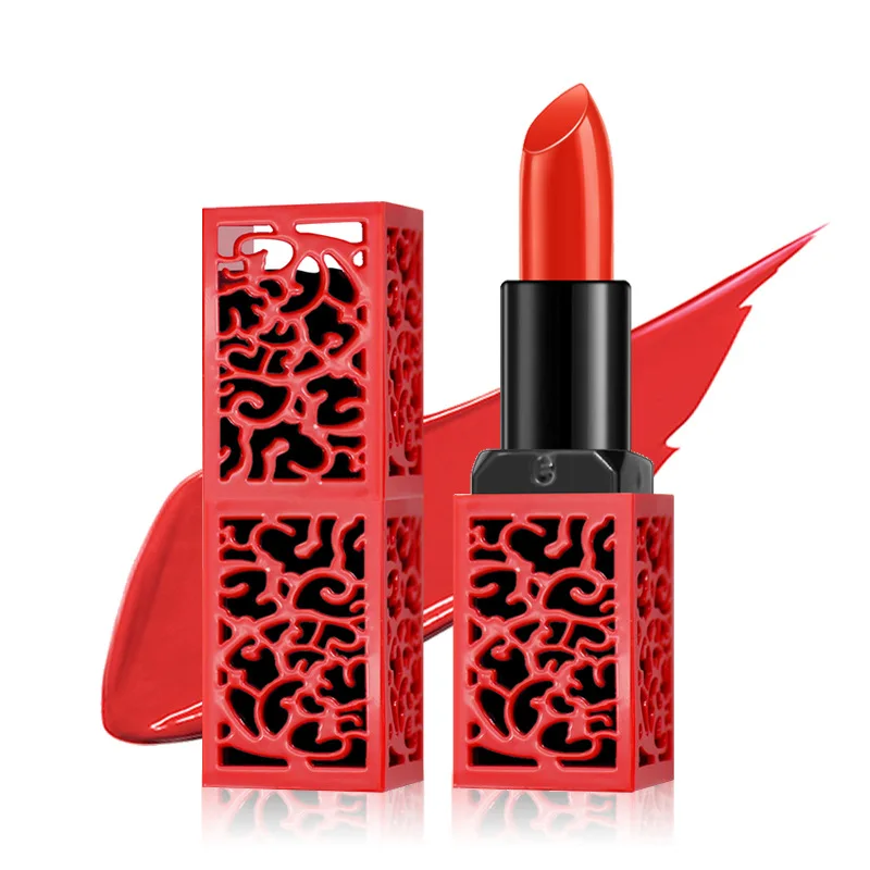 

PNF new Palace Style Lipstick Long Lasting Non-Stick Cup Waterproof 6 colors Chinese Style Lipstick cosmetics P8215