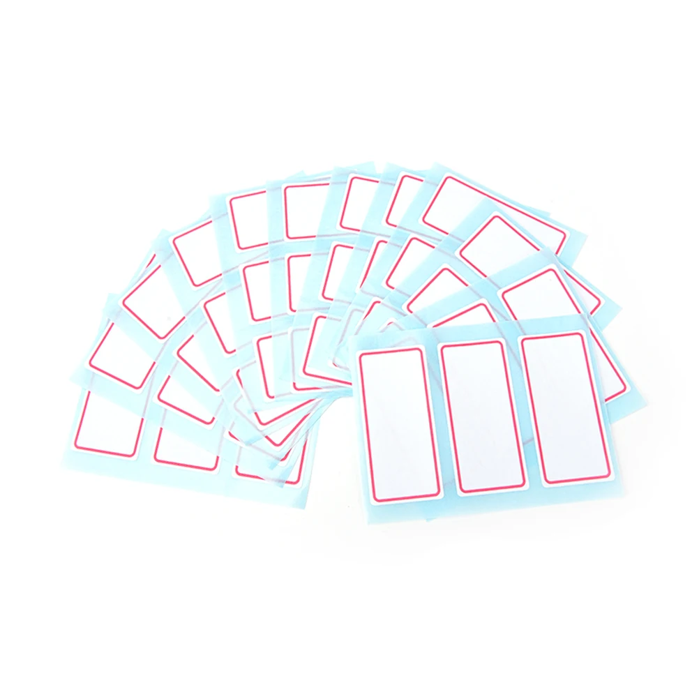 12 листов/упаковка самоклеющиеся этикетки пустые этикетки для заметок клейкие белые записываемые именные наклейки