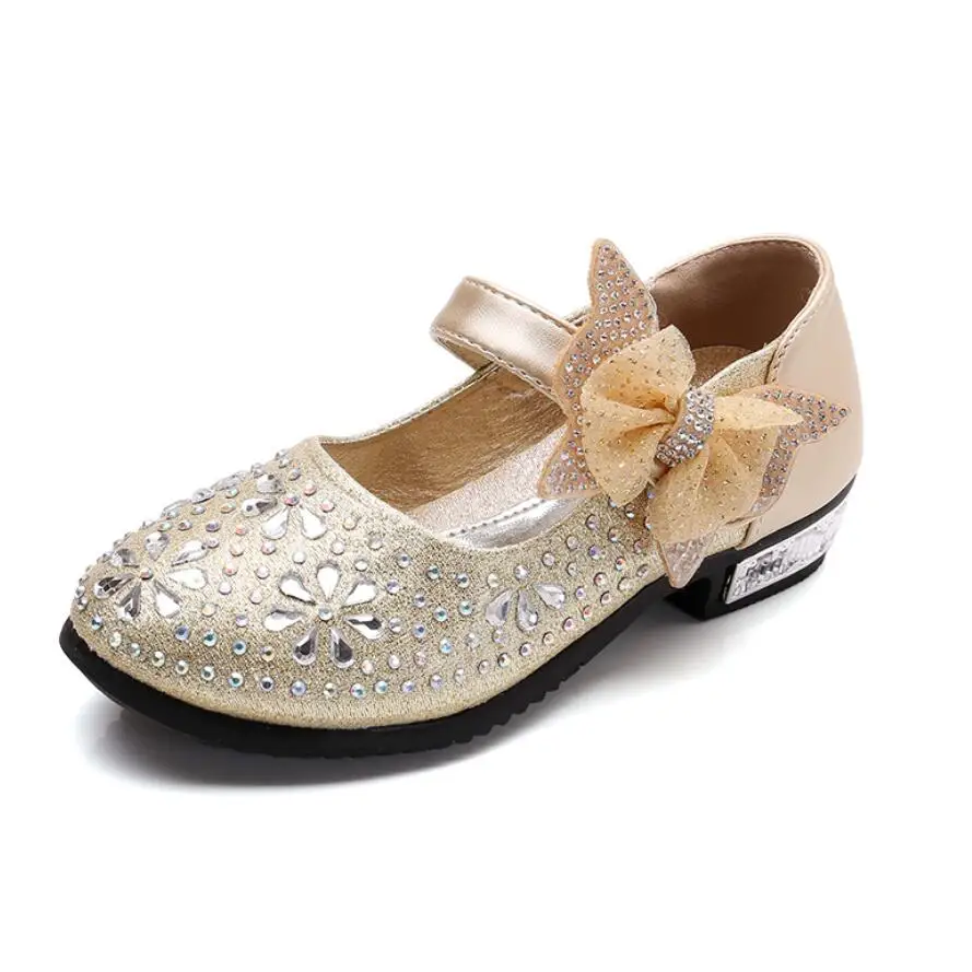 Новое платье принцессы дети принцесса Сандалии для девочек Дети Обувь для девочек свадебные туфли Туфли под платье Обувь для девочек обувь для вечеринок - Цвет: as picture