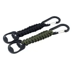 Paracord шнурок для ключей снаряжения для выживания на природе Тактический военный Парашютная веревка шнур карабин для ключей Наборы Новый