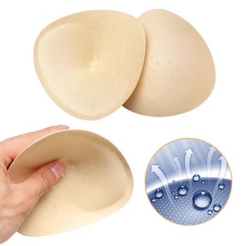 

1Pair Women Summer Sexy Bikini Bra Breast Insert Removeable Women's Bra Sponge Foam Pads Brassier Bikini Intimates Accessories