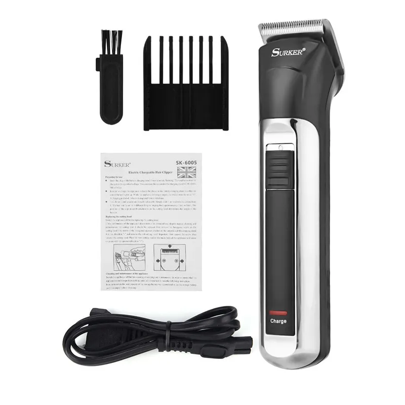 

Professional Hair Clipper For Men Rechargeable Hair Trimmer Electric Hair Cut Machine Haircut Facial Beard Trimer Razor P40