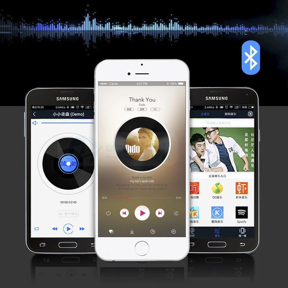 960P HD Bluetooth музыкальный динамик лампа Беспроводная IP камера 360 панорамный wifi