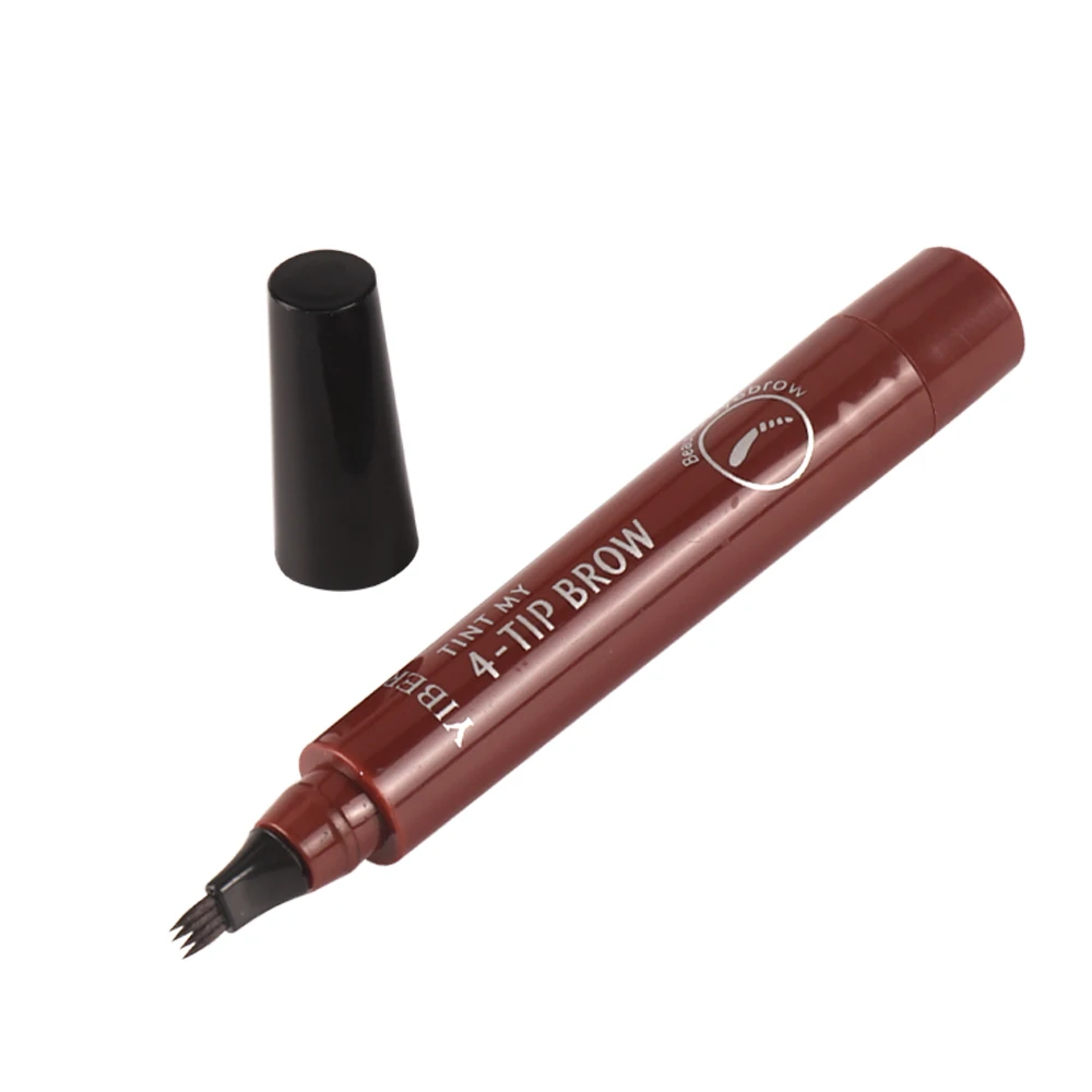 TINT MY 4-TIP BROW Waterproof Liquid Eyebrow Pencil Microblading Fork Tip Fine Sketch Eye Brow Tattoo Tint Pen For Eyebrows 5