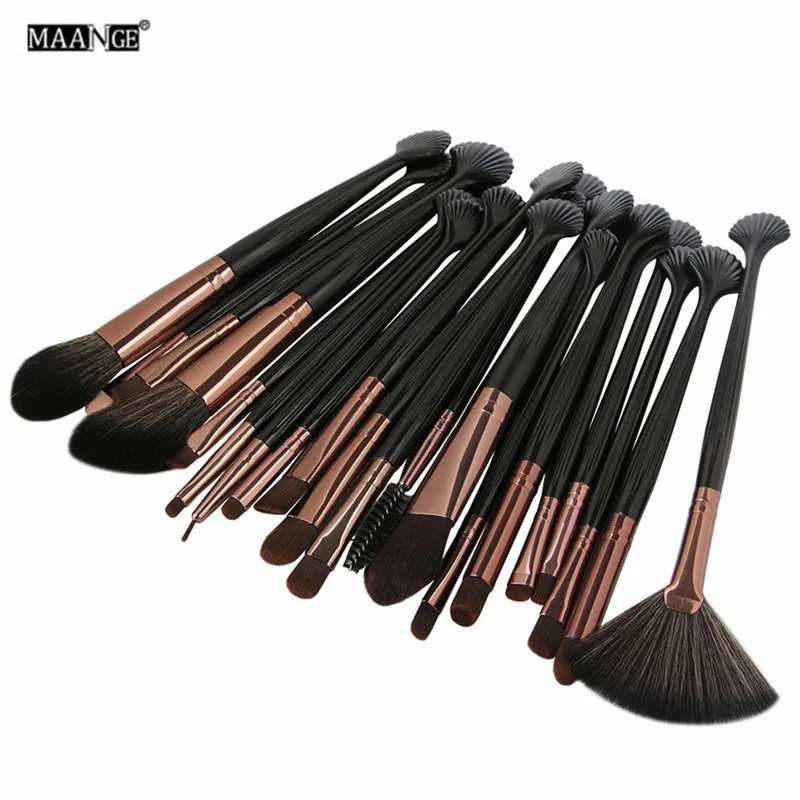 

20Pcs Makeup Brushes Set Foundation Power Contour Concealer Blush Brush Eyeshadow Eyeliner Lip Cosmetic Beauty Make Up Brush Kit