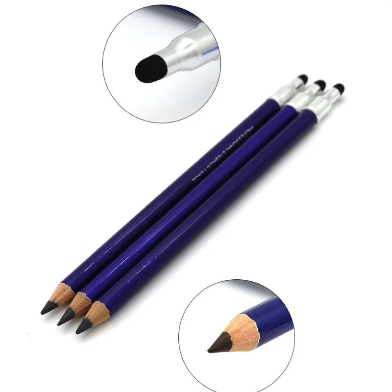 

High Qaulity Eyebrow Mark Pencil Tattoo Eyebrow Pen with Sponge Long-lasting Waterproof Brow Pen With Scale For Positioning