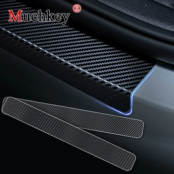 

Door Threshold Plate Door Sill Scuff Plate For Lexus GX400 HS250h IS300 LC500h LX570 Car Door Sills 4D Carbon Fiber Sticker 4Pcs