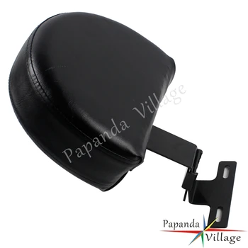 

Black Motorcycle Adjustable Plug-In Driver Rider Sissy Backrest Pad for Harley Softail with Stock Seats 1993-2006