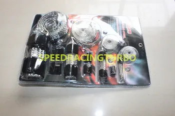 

STAINLESS BRAIDED ENGINE/VACUUM/FUEL/HEATER/OIL LINE DRESS-UP HOSE SLEEVE BLACK